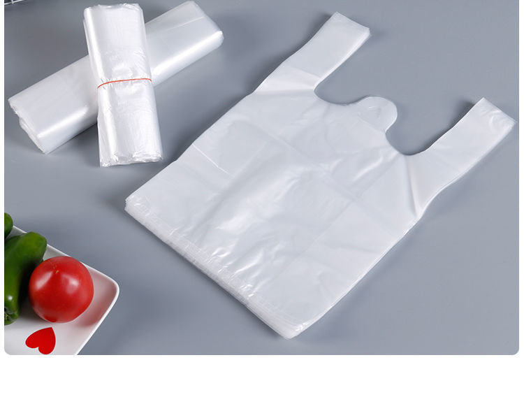 白色食品袋批发塑料袋一次性透明包装袋外卖打包袋方便袋背心袋子中厚