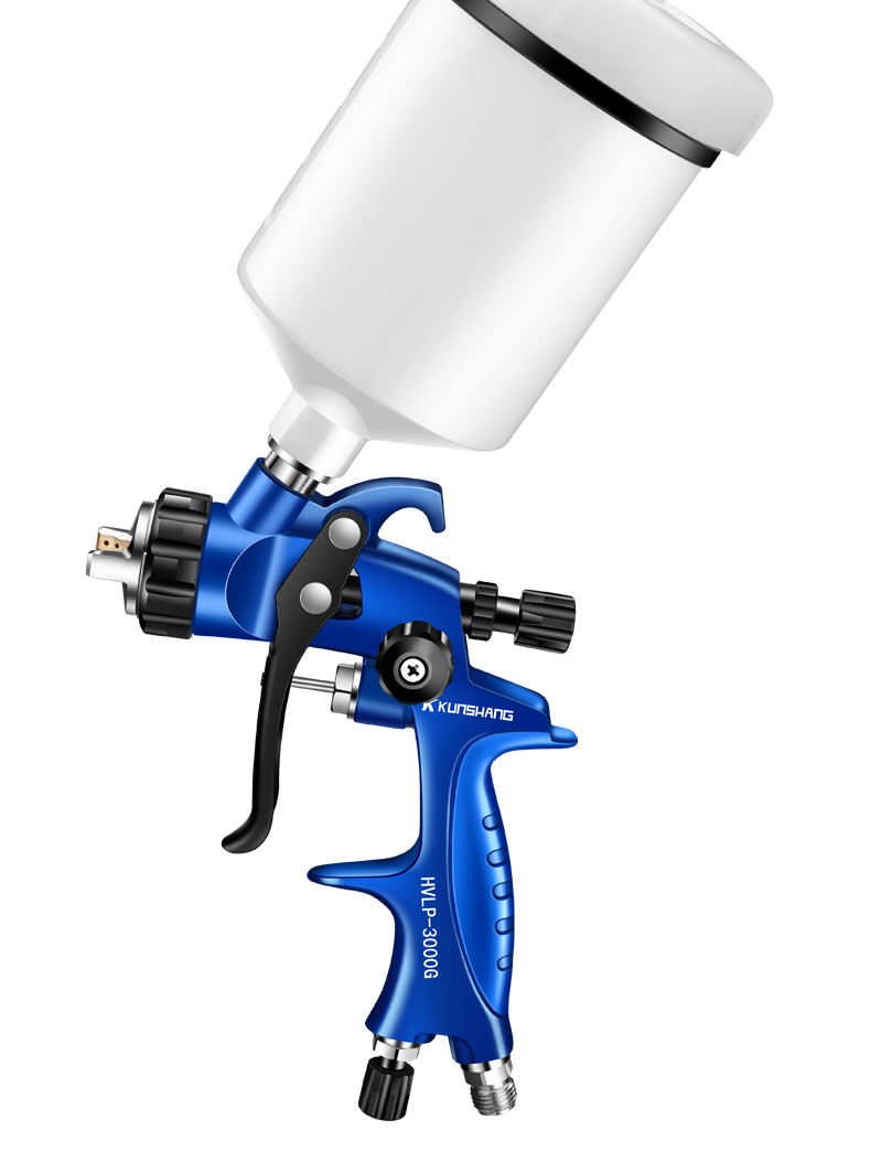 汽车钣金面油漆喷枪/hvlp低气压高雾化大扇面汽车喷漆枪 3000g-1.
