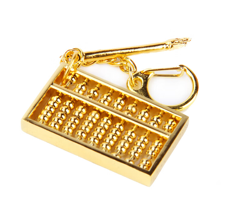 中式纯铜算盘家居摆设 7档算盘: 长5.3宽3