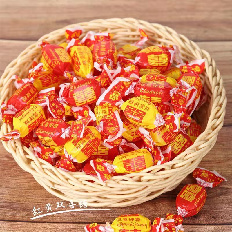 老式糖果红糖硬糖正宗老糖块婚庆年货儿时回忆零旧水果糖 100克试吃装