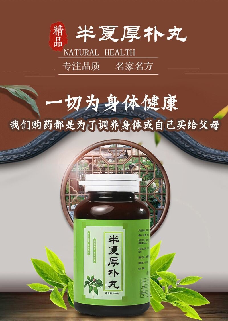 北京同仁堂原料半夏厚朴丸 汤梅核气丸 咽喉异物感喉咙紧 内廷上用