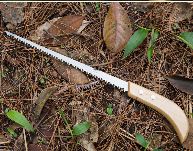 家用手工锯子手提锯户外锯园林锯木工迷你锯鸡尾锯伐木锯折叠锯子 p