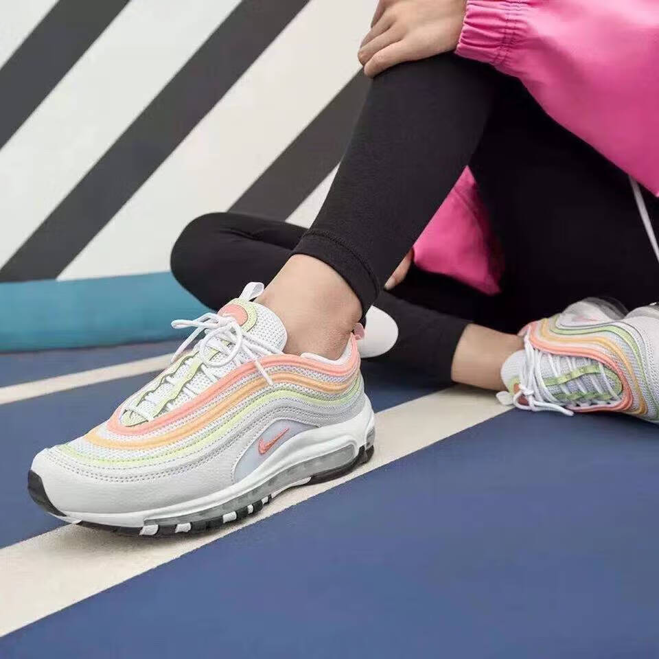 max 97上海限定万花筒圣水笑脸气垫跑步鞋男女商务风鞋nike airmax97