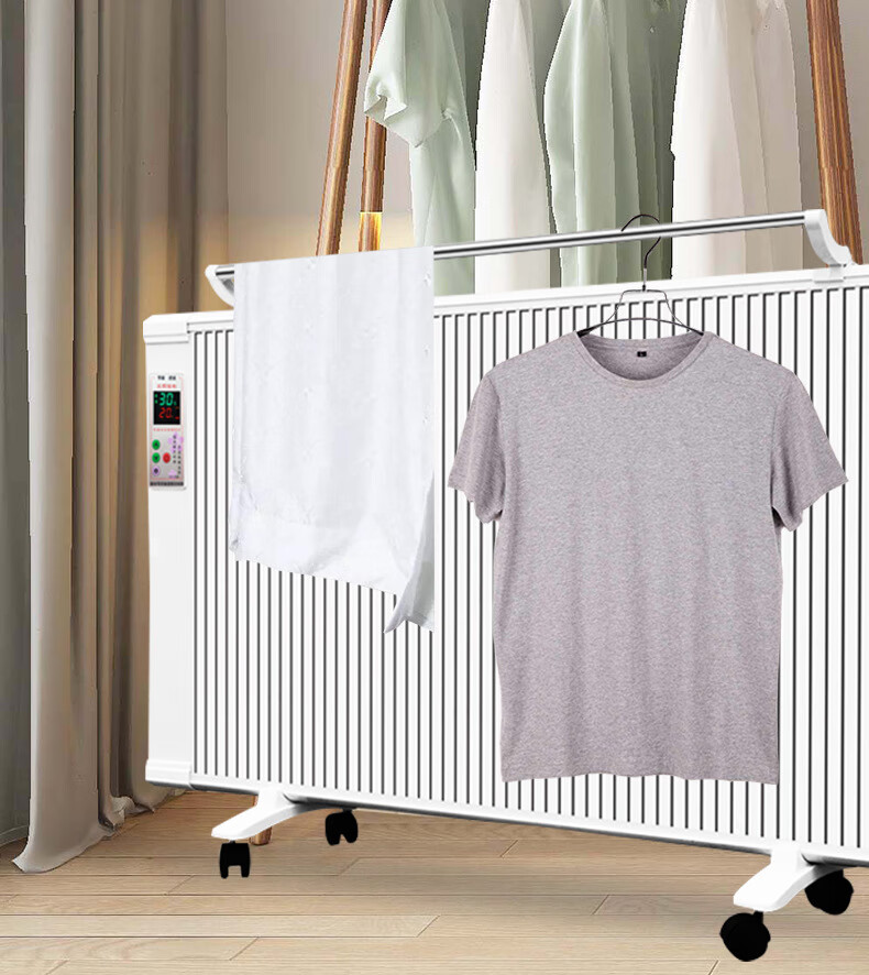 碳晶碳纤维家用 壁挂式电暖气 均匀发热电暖器 碳晶双面发热2000w