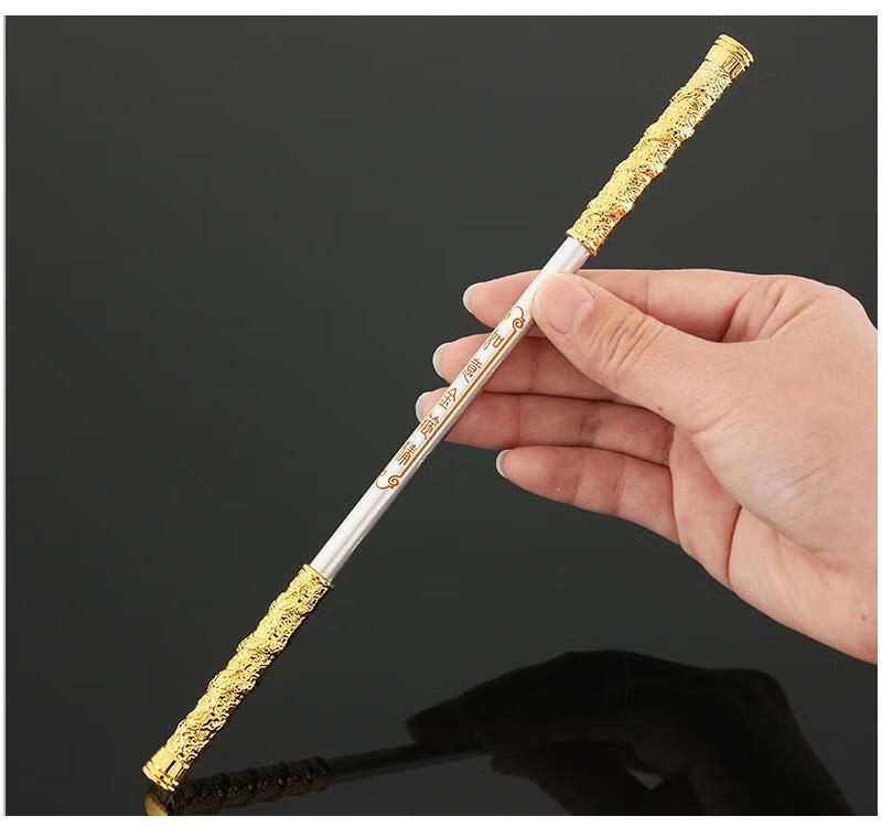 48小时发货荣耀周边孙悟空孙行者金箍棒合金模型摆件齐天大圣玩具22cm
