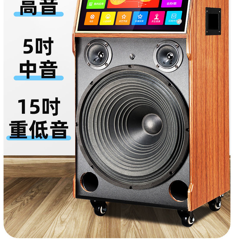 索尼sony适用wjhh广场舞音响带显示屏幕大功率户外重低音k歌家用无线