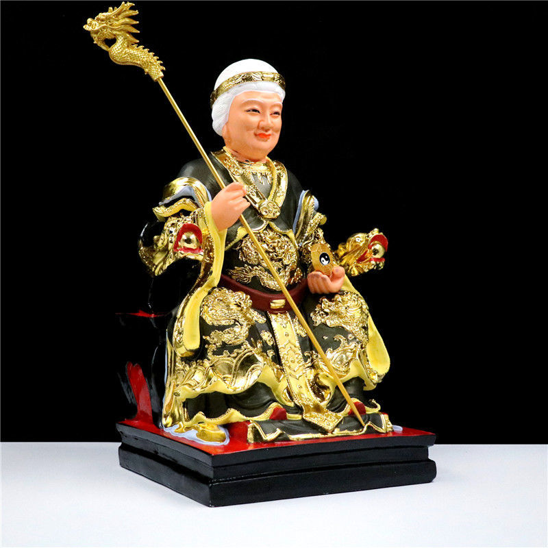 树脂神像道教无生老母像八卦老母无声无极老母家用供奉摆件 16寸无生