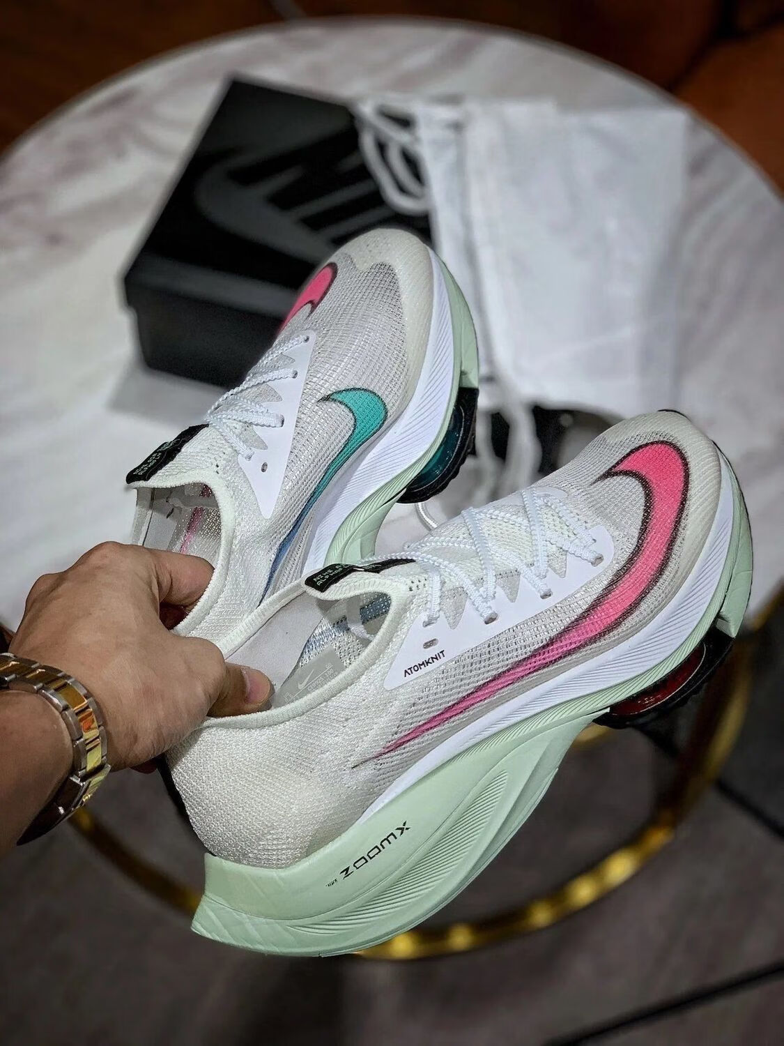 zoomalphafly马拉松破2代跑步鞋碳板气垫男女跑鞋飞织网面减震马拉松