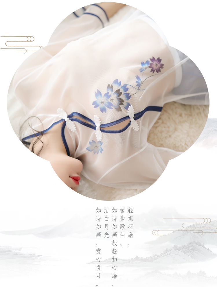 新款情趣内衣情趣性感内衣古装透视制服激情套装旗袍开档睡裙角色扮演