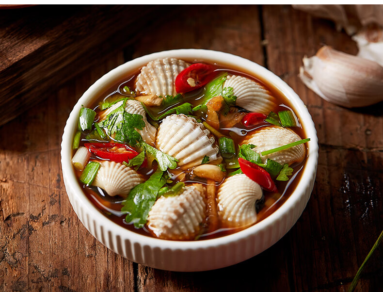 潮汕生腌海鲜血蚌腌制血蛤毛蚶网红特产海螺醉腌珠蚌毛蚌即食银钳