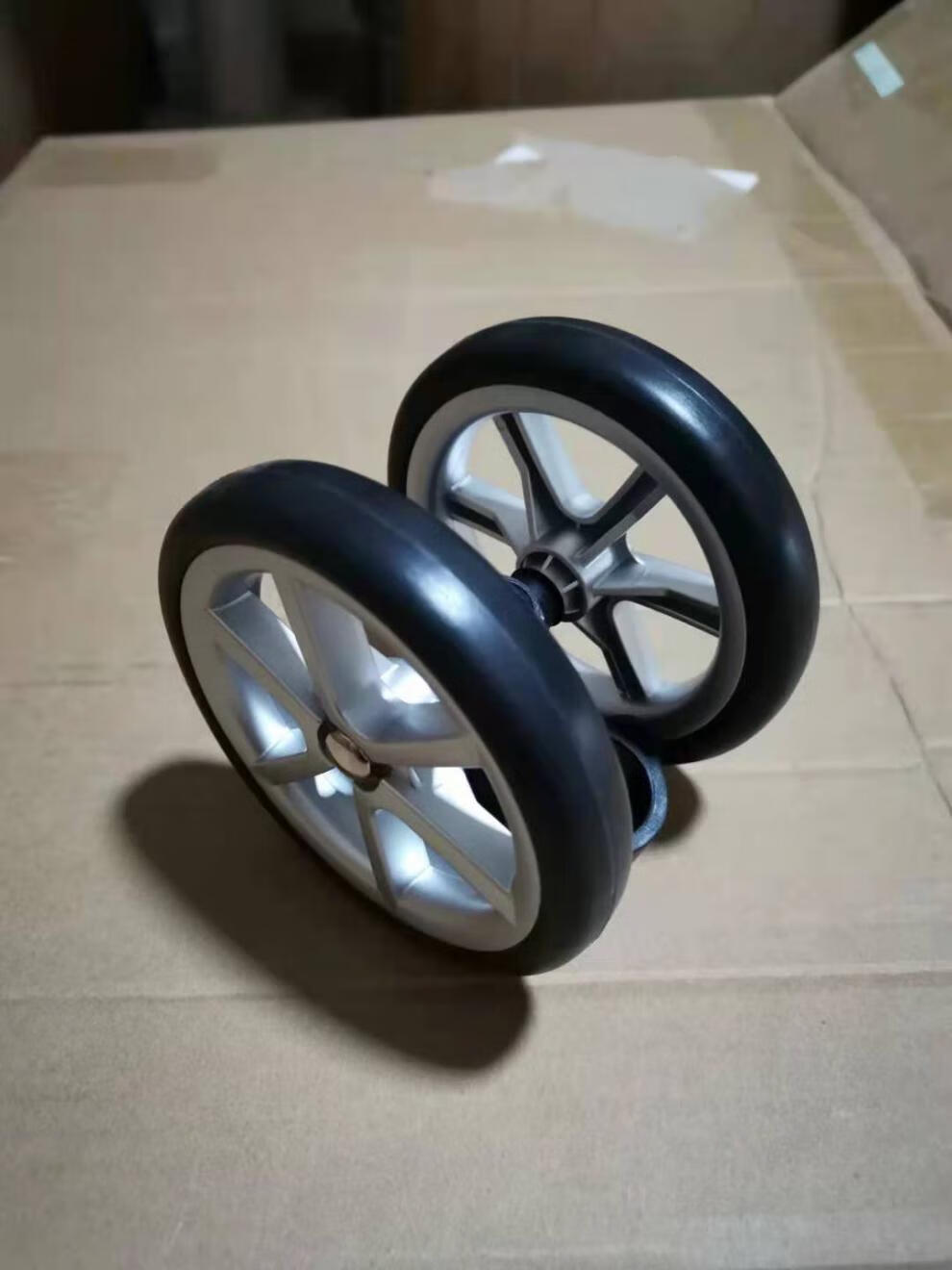 gb好孩子婴儿车轮子d303配件小情书d619蝉翼手推车通用口袋车轱辘d303