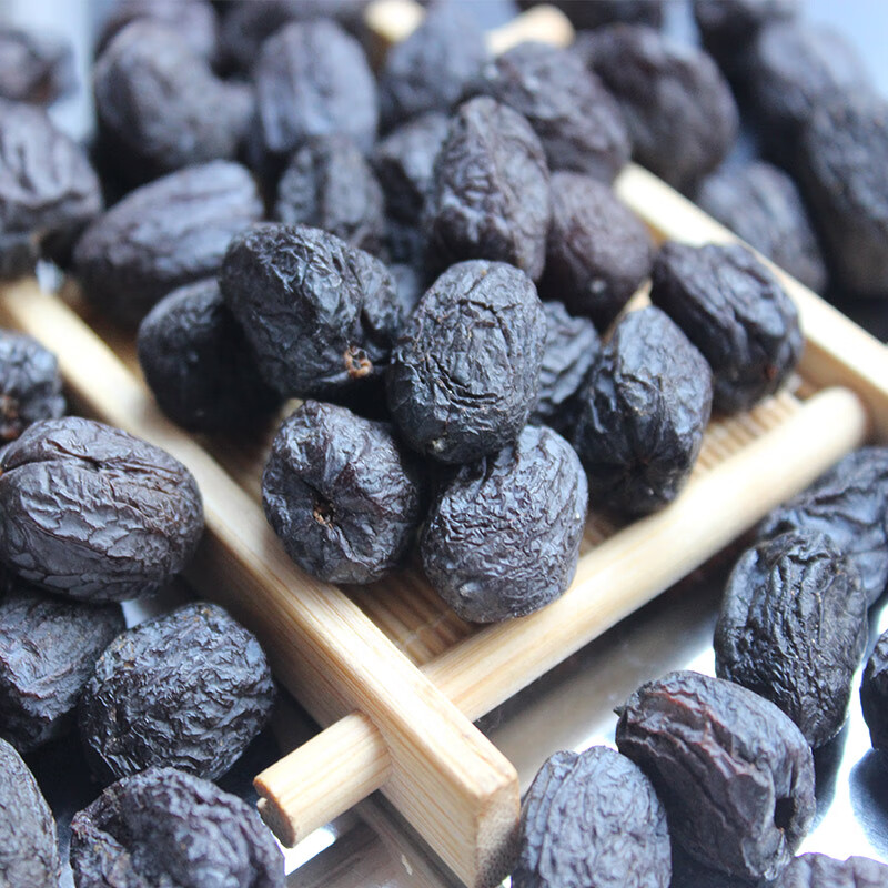 香馜太行山无核黑枣 君迁子软枣 黑枣小柿子500g*2袋真空包装【图片