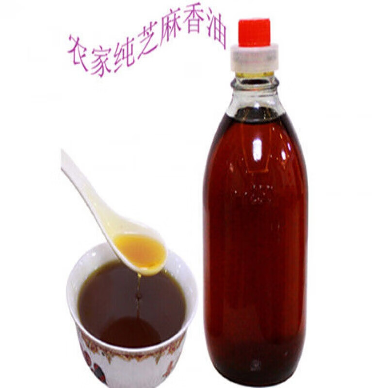 河南小磨香油农家石磨白芝麻油香油月子油凉拌火锅小磨香油220g一瓶