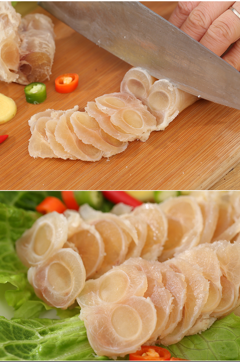 牛蹄筋1000g 新鲜冷冻牛杂健身黄牛半熟牛筋