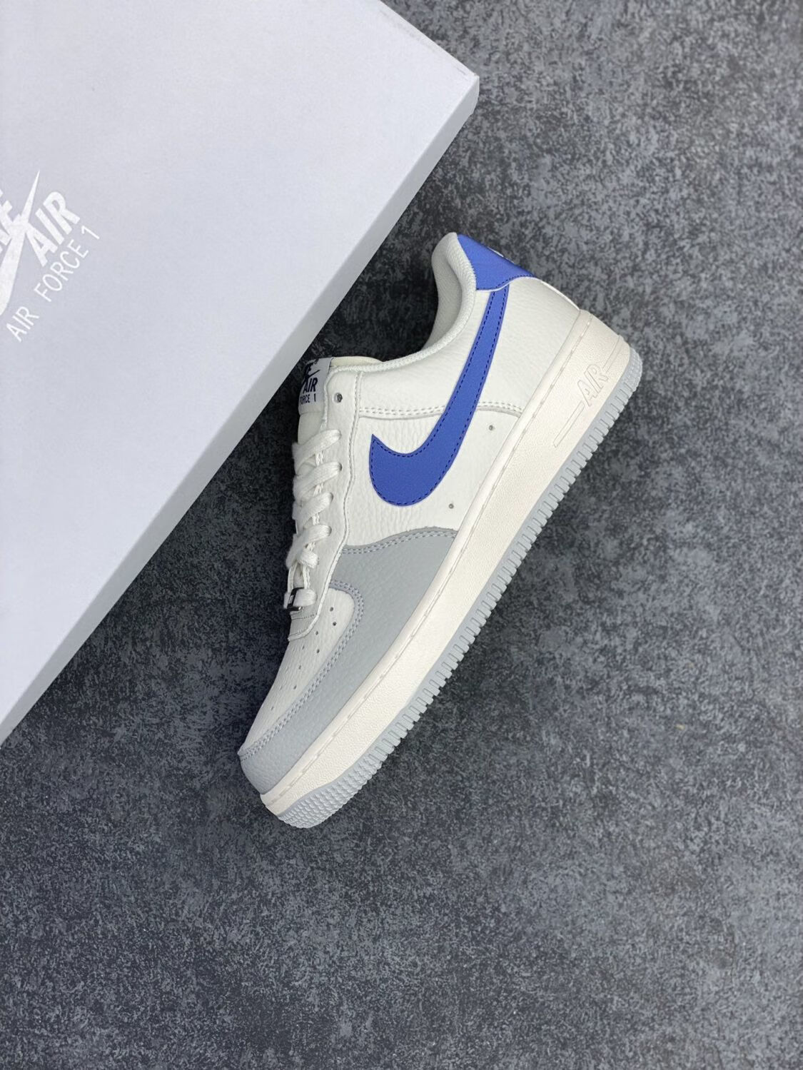 耐克1 小巴黎雾霾蓝空军一号运动休闲滑板鞋低帮男女同款潮sifbey