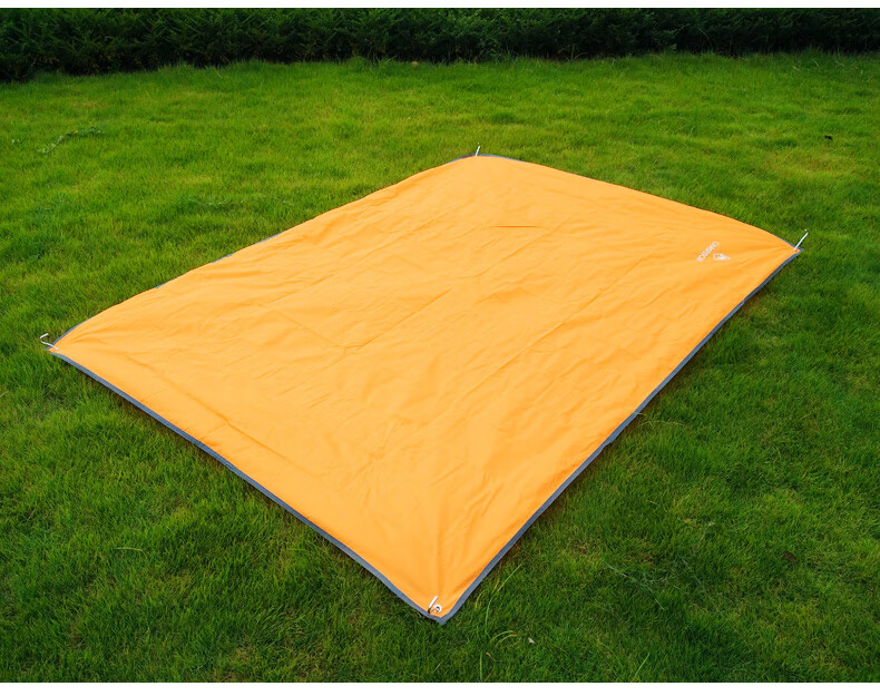 野餐垫 帐篷防水地垫户外烧烤地布露营防潮垫天幕防水牛津布地席 橙色