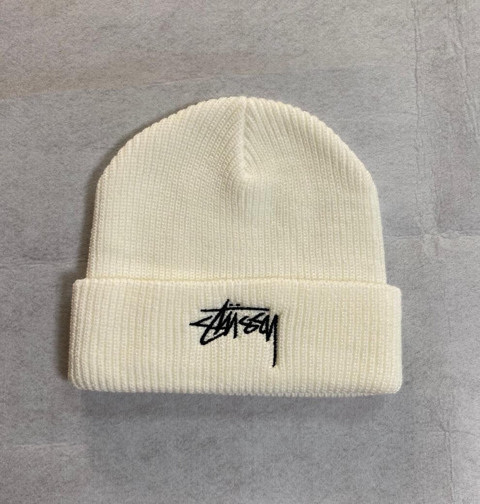 stussy毛线帽stussy斯图西毛线帽潮牌笑脸针织帽男女秋冬保暖冷帽情侣