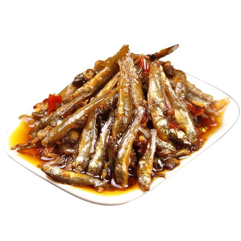 湖南特产小鱼仔农家自制柴火鱼小吃即食鱼仔香辣下饭菜下酒菜熟食