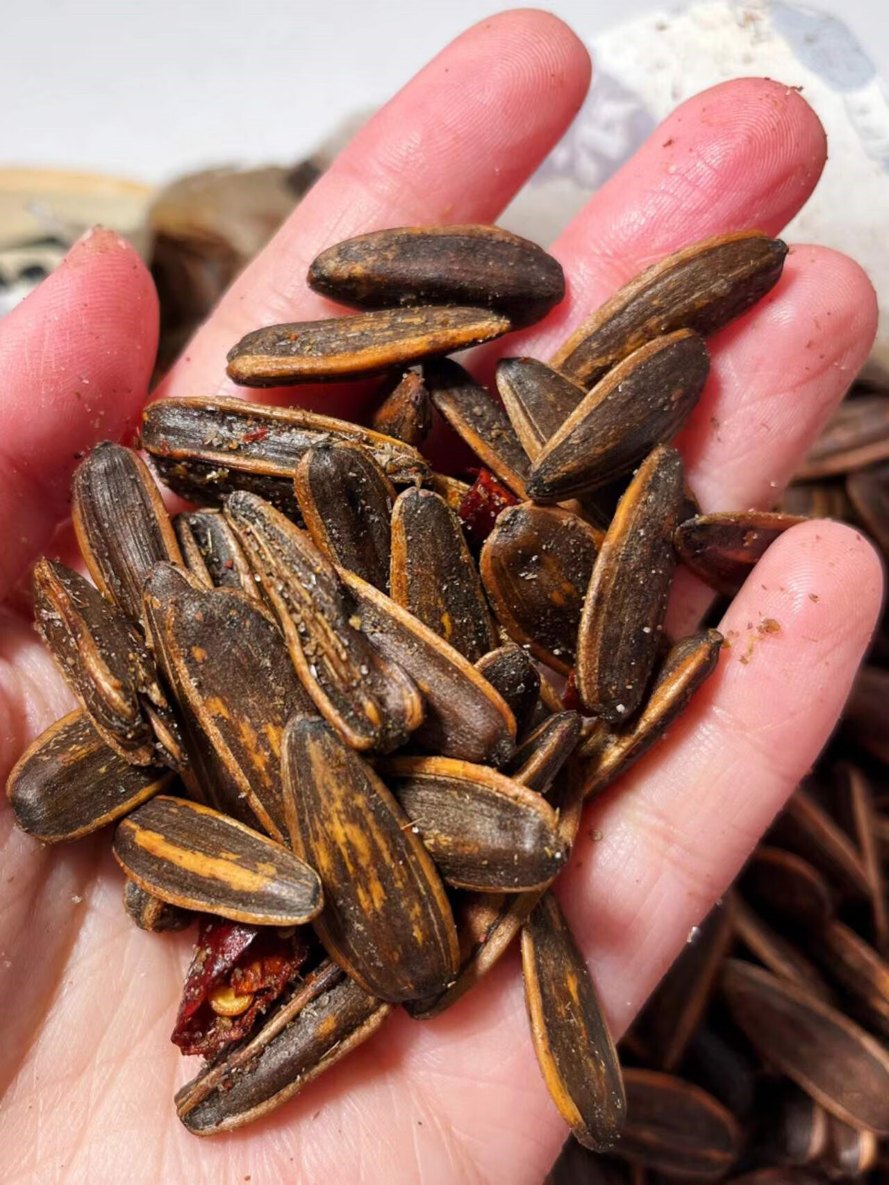 樱安娜 猫村长pxx唐楼炒坊瓜子沂辣瓜子炒熟郎麻辣味葵花籽零食爱吃