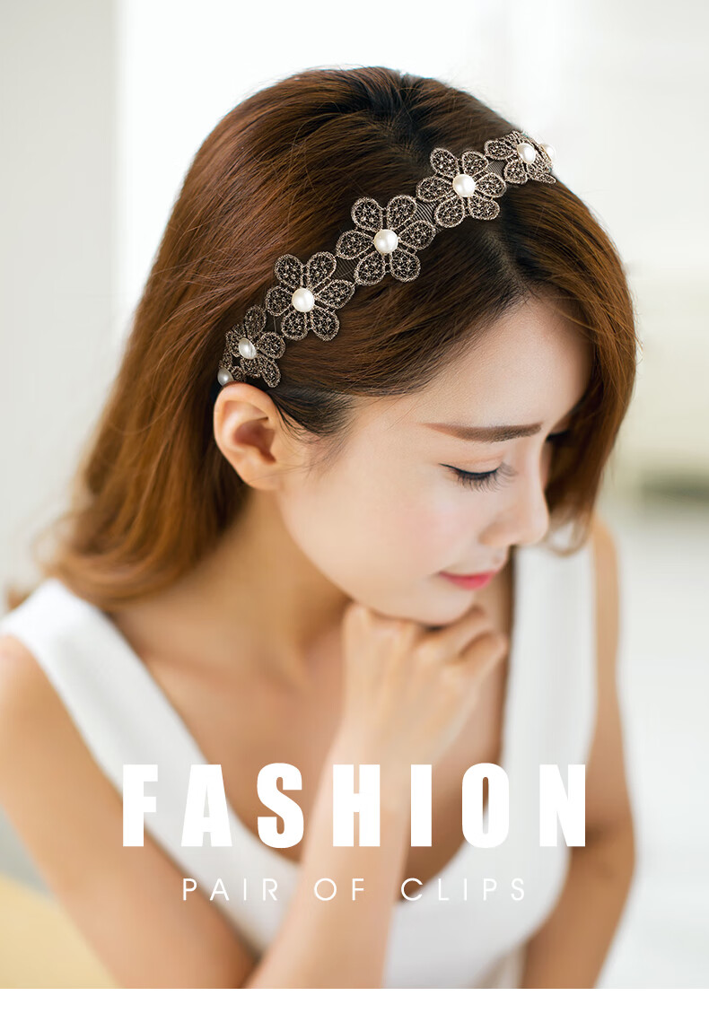 张太太发箍女百搭外出发带韩国甜美发卡简约气质头饰压发防滑头箍