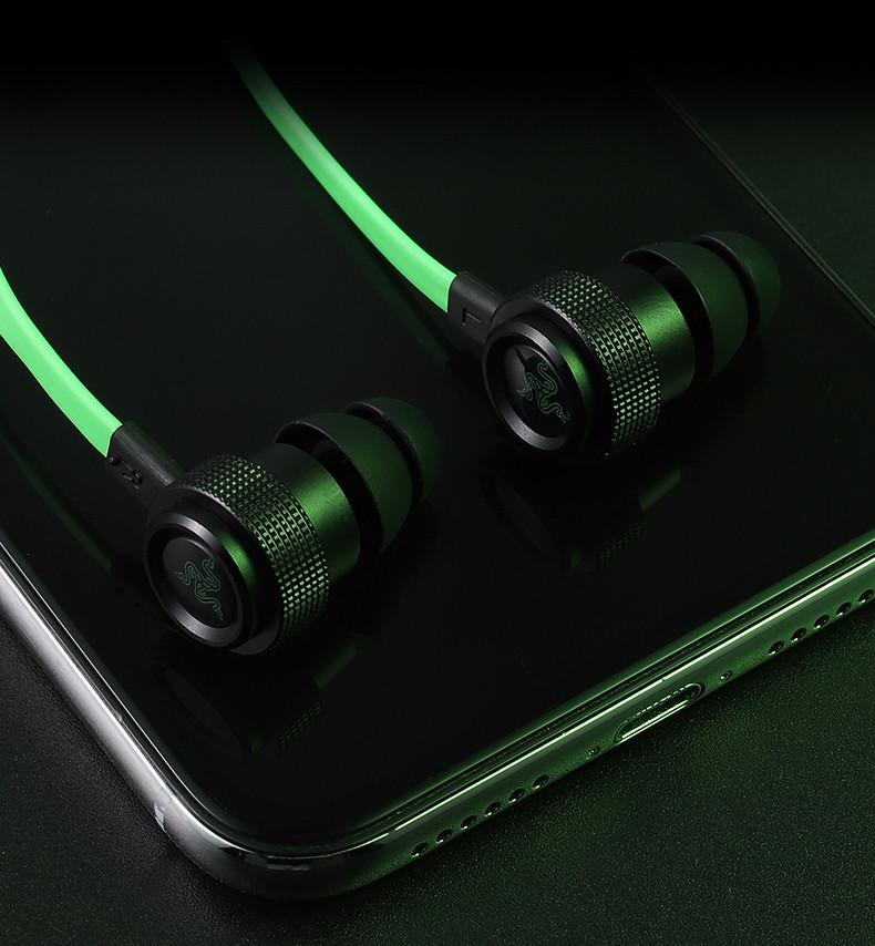 雷蛇(razer)razer/雷蛇战锤狂鲨版v2电竞线控吃鸡游戏入耳式耳机耳麦