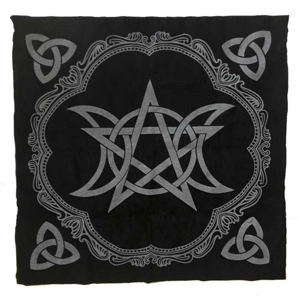 triple moon pentagram altar cl