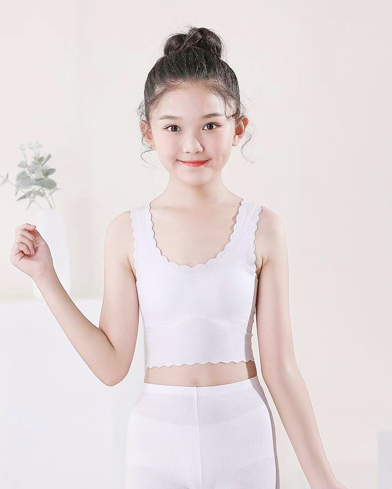 高品质少女发育期文胸2021秋季新款内衣女童背心发育期学生少女文胸