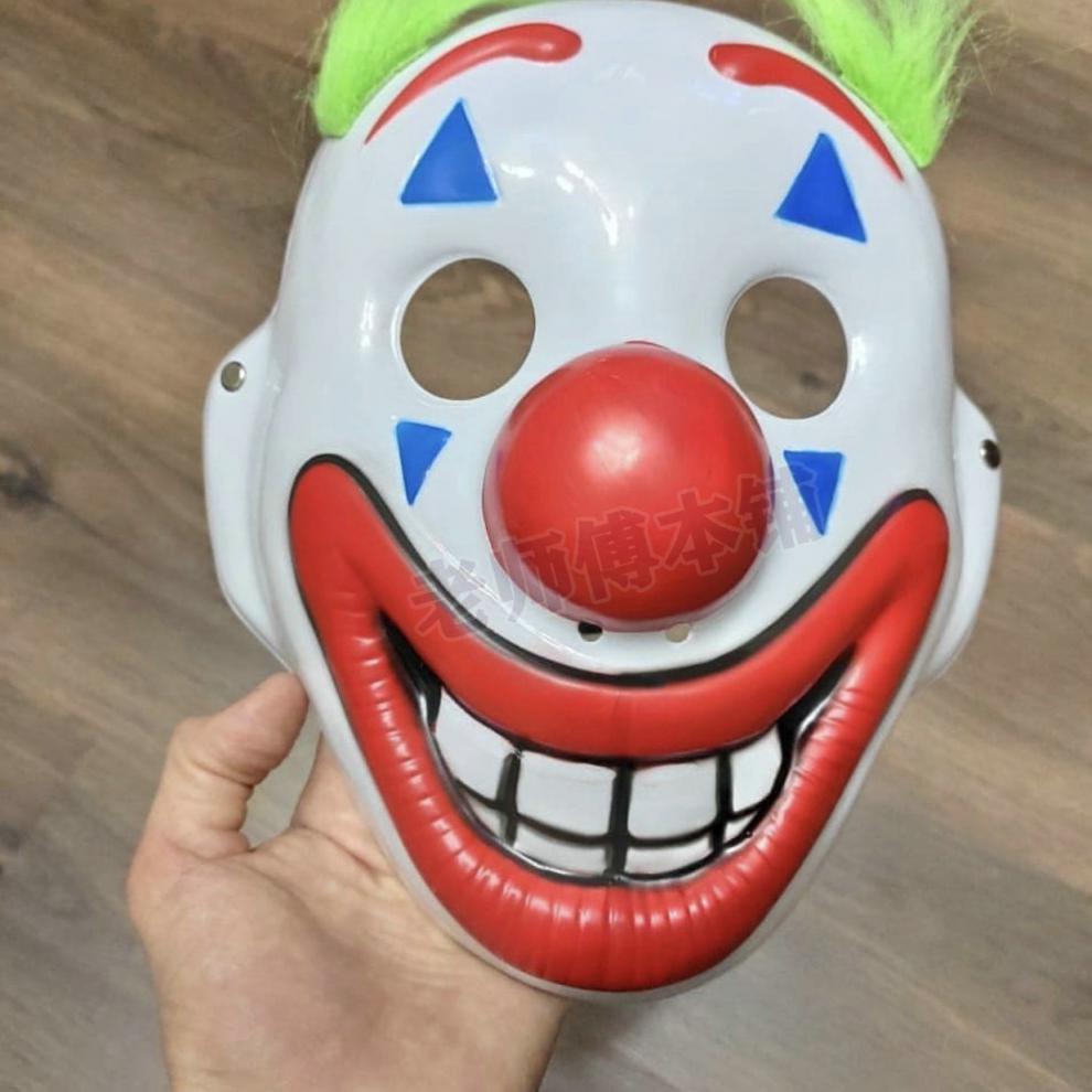 新款明星脸纸皮面具 dc小丑发光面具电影joker周边讽刺搞怪恶搞乳胶