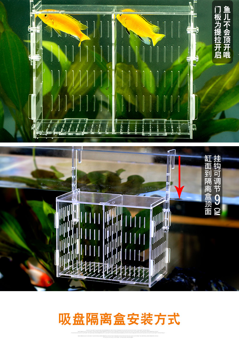 鱼缸隔离盒安装教程图片
