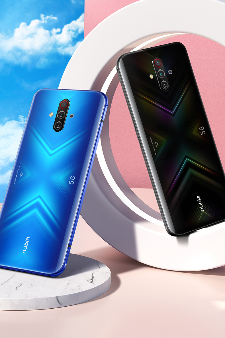 gliruis 5gnubia/努比亚 z20双曲面屏游戏机play5g通 努比亚 x双屏