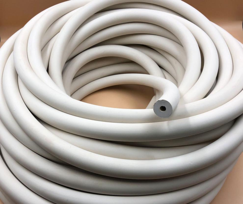 橡胶管橡皮管白胶管真空橡胶管软管实验室专用管耐一般性酸碱内径2mm