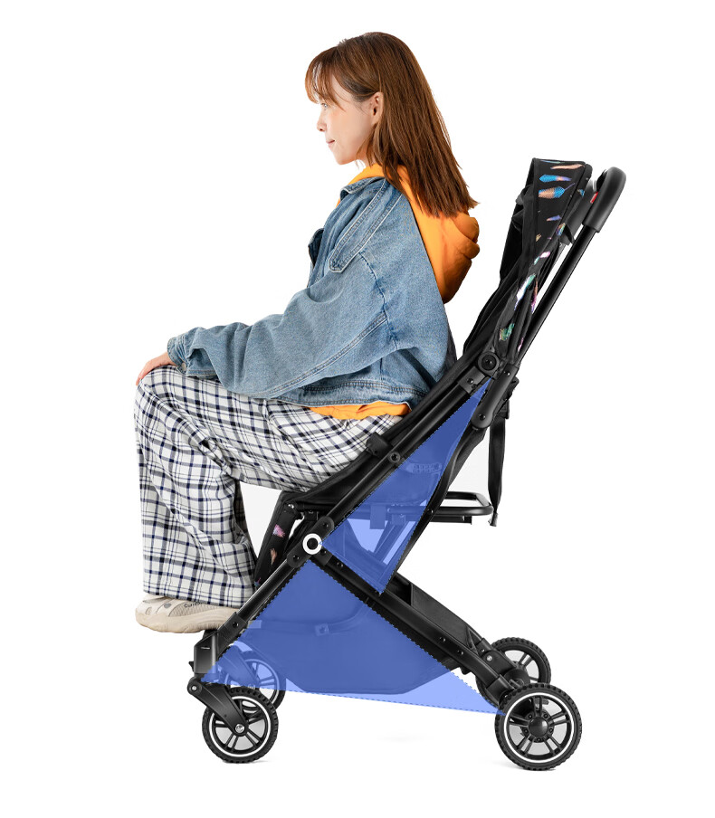 安贝尼婴儿推车可坐躺轻便折叠简易儿童宝宝高景观溜娃神器婴儿车