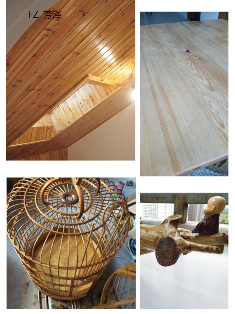 保养亮光无味腐木油漆青漆户外家具实木桌蜡油木料家用霉木质茶青色