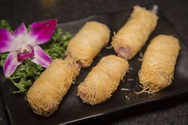 金丝香芋酥 250g 阿诺芋头卷香芋裹面冷冻 西餐点心 广式早茶 方便