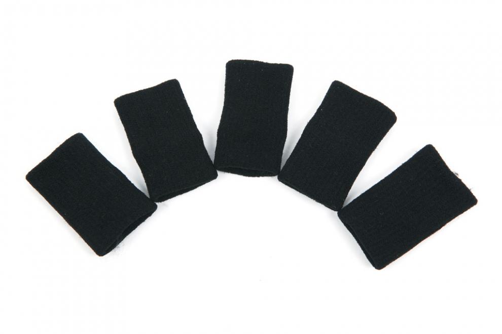 指关节护指套运动护手指指套手指排球保护护伤护具打定制 黑色