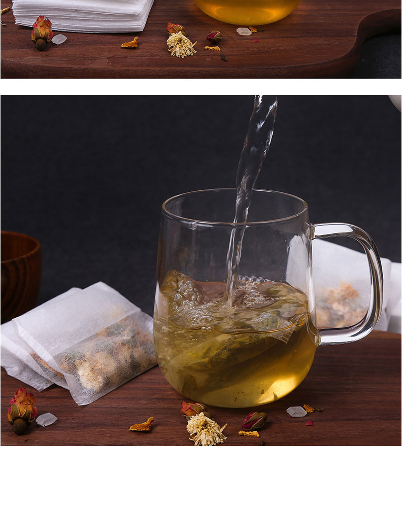 inomata 日本进口茶包袋 一次性过滤袋 无纺布煎药袋泡茶袋煲汤煎中药