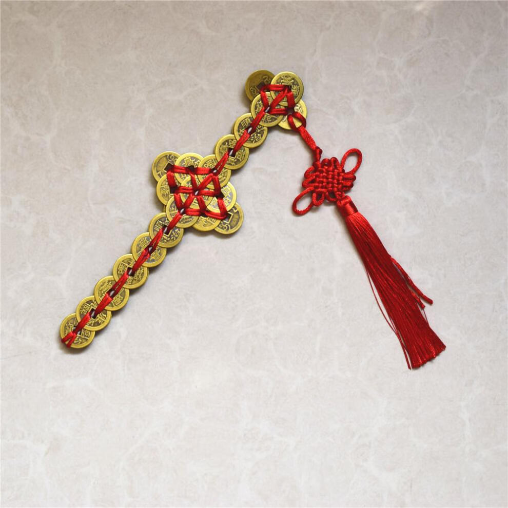 赤槿高档轻奢定制 送同事朋友同款英铜钱剑法器茅山道士五帝钱宝剑金