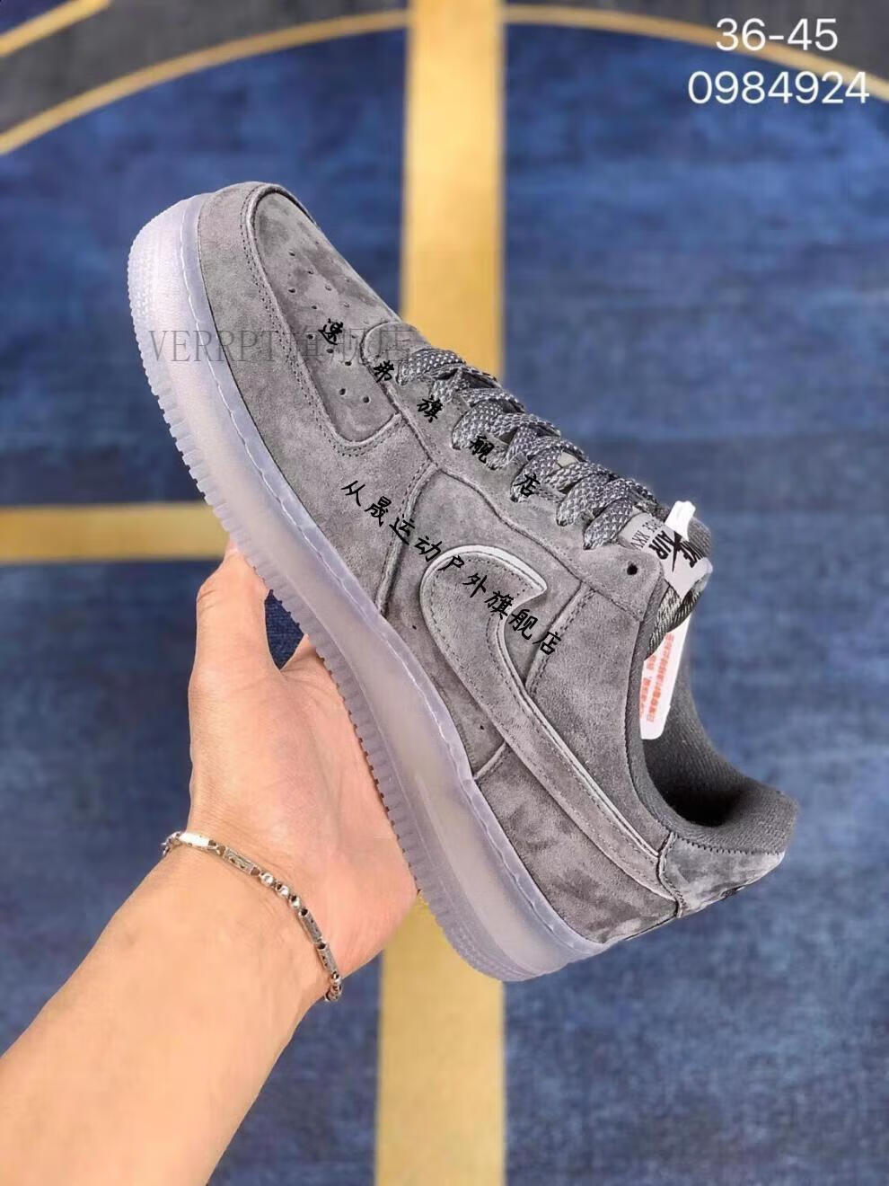 【官方旗舰店】 1卫冕3m反光空军一号低帮运动休闲板鞋aa1117-900nike