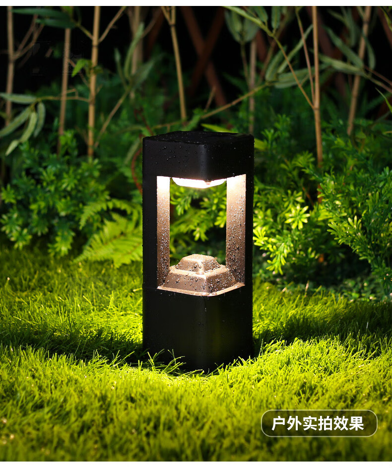 施仑萨斯现代简约太阳能led草坪灯草地灯防水户外灯庭院灯花园灯别墅