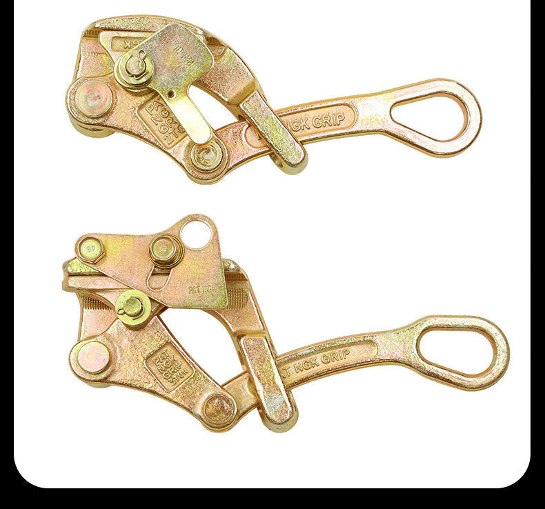 惠利得卡线器日式夹线器电工电力通用型地线绝缘导线钢绞线钢丝绳拉紧