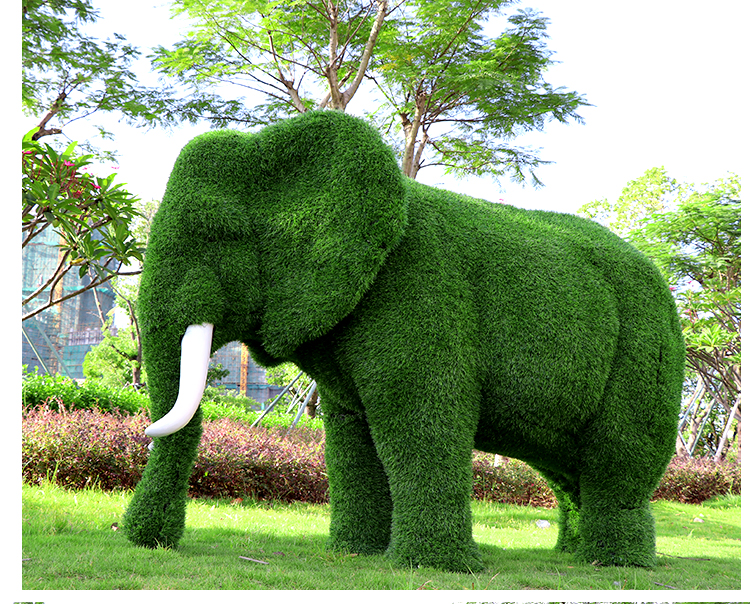 绿雕蜗牛摆件户外玻璃钢动物雕塑花园林景观庭院仿真绿植装饰小品小号