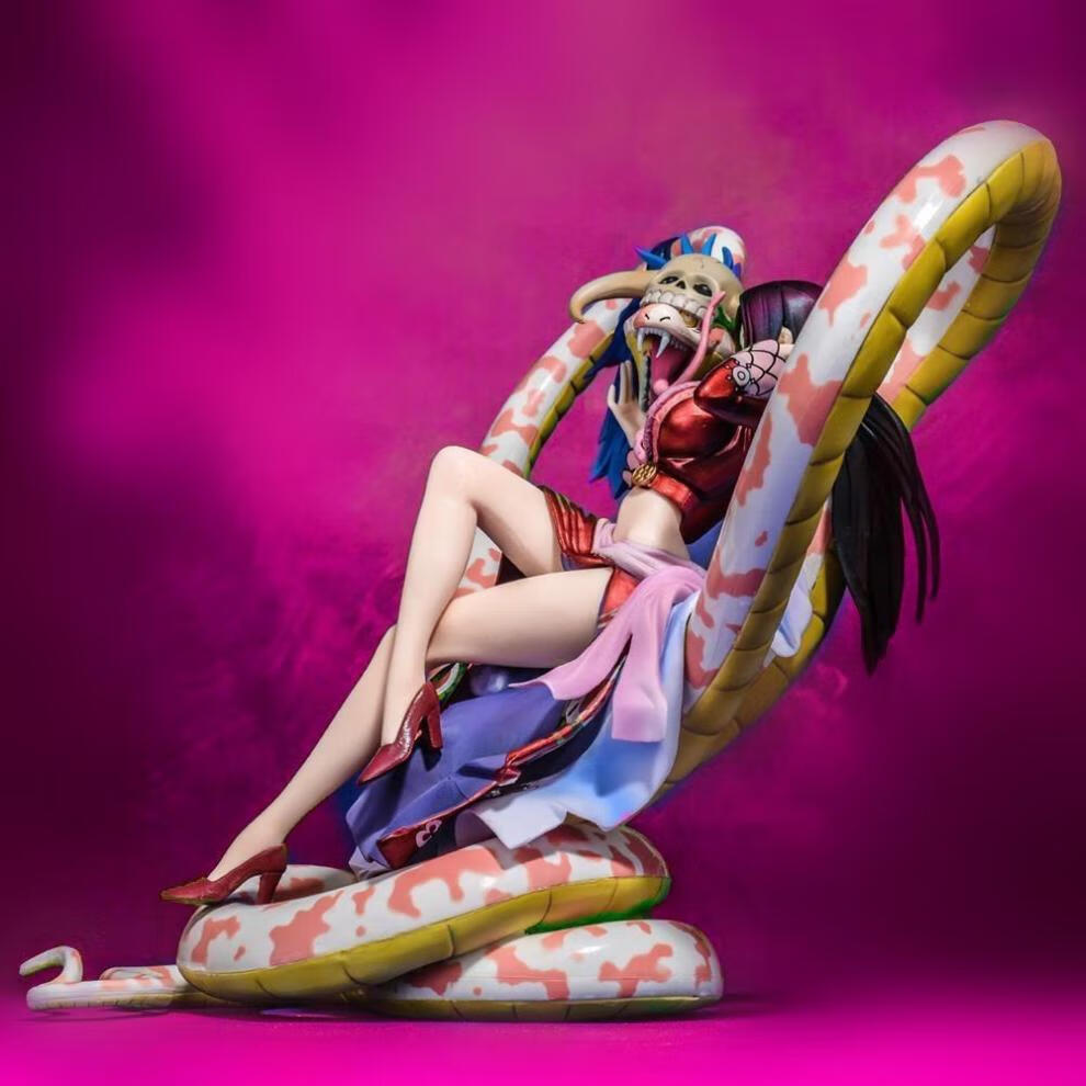 海贼王女帝手办超大九蛇蛇姬汉库克坐姿场景gk摆件送男生男友生日礼物