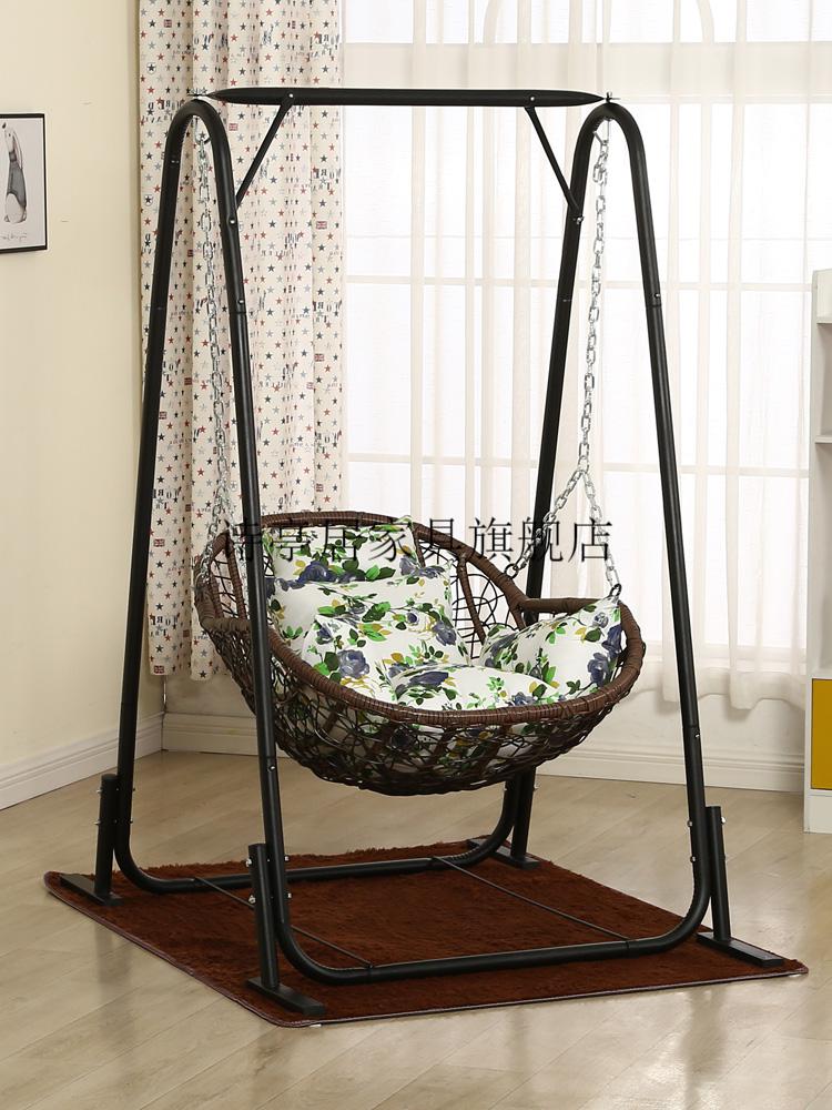 摇椅藤椅 藤条椅 藤椅靠背 摇椅 成人藤椅吊篮藤椅单人秋千室内外家用