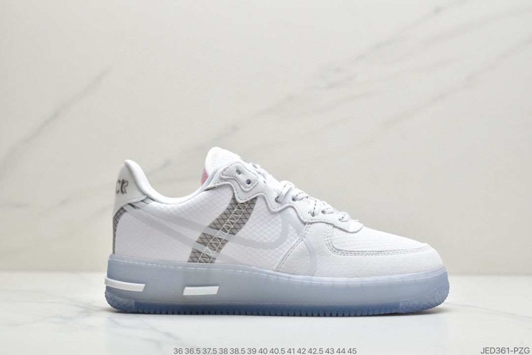 纯原af1骨白冰蓝3m反光空军一号板鞋男女鞋休闲鞋运动潮鞋cq887冰蓝骨