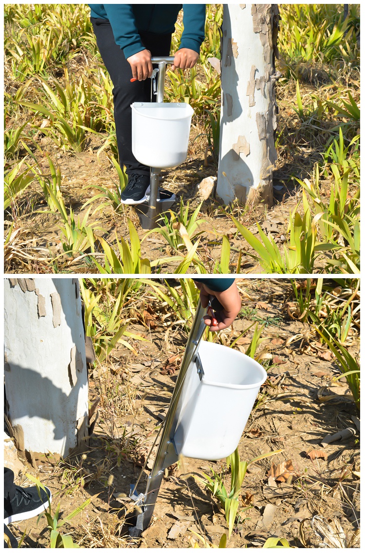 果树施肥器追肥神器农用工具玉米硬地根部多功能手动溜肥器施肥机