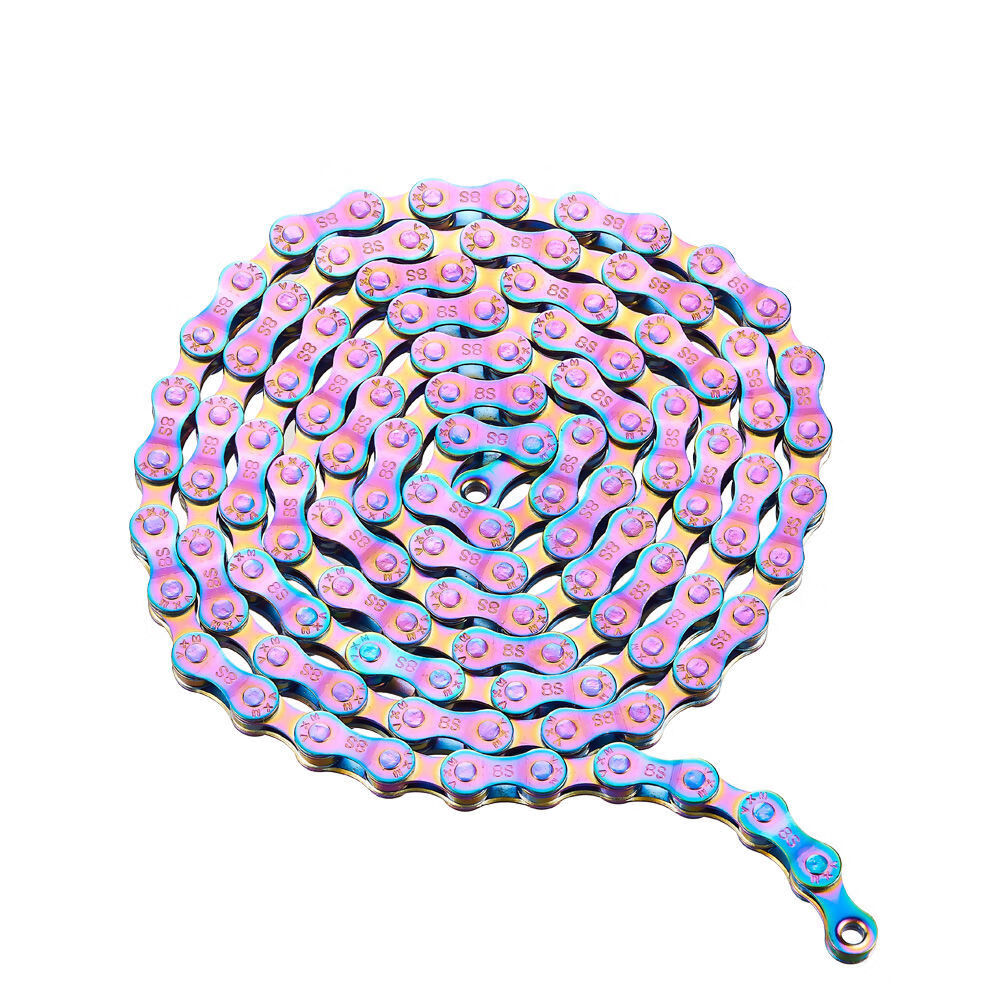 山地单车自行车链条链子变速配件大全爆改装通用齿轮8910112427速黑色