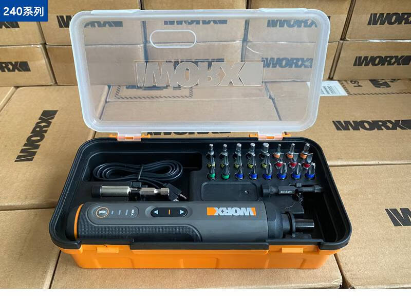 威克士电动起子 worx威克士wx240充电螺丝批小型迷你家用电动起子机电
