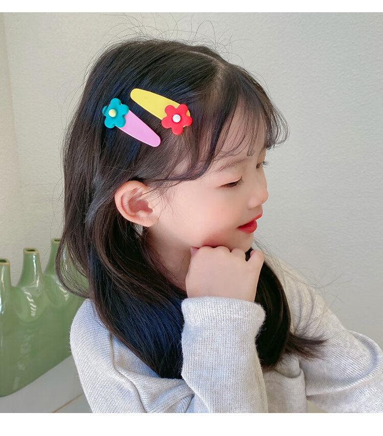 中学生发夹儿童刘海碎发女童可爱水果发卡网红小女孩动物夹学生头饰女