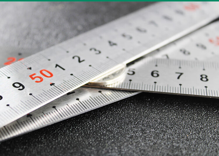 加厚不锈钢直尺钢尺高精度测量钢直尺长铁尺子1560cm12米钢板尺15cm