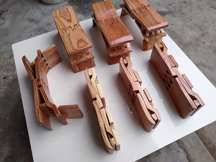 鲁班凳瞎掰凳木便携钓鱼凳折叠纯手工传统工艺多功能凳